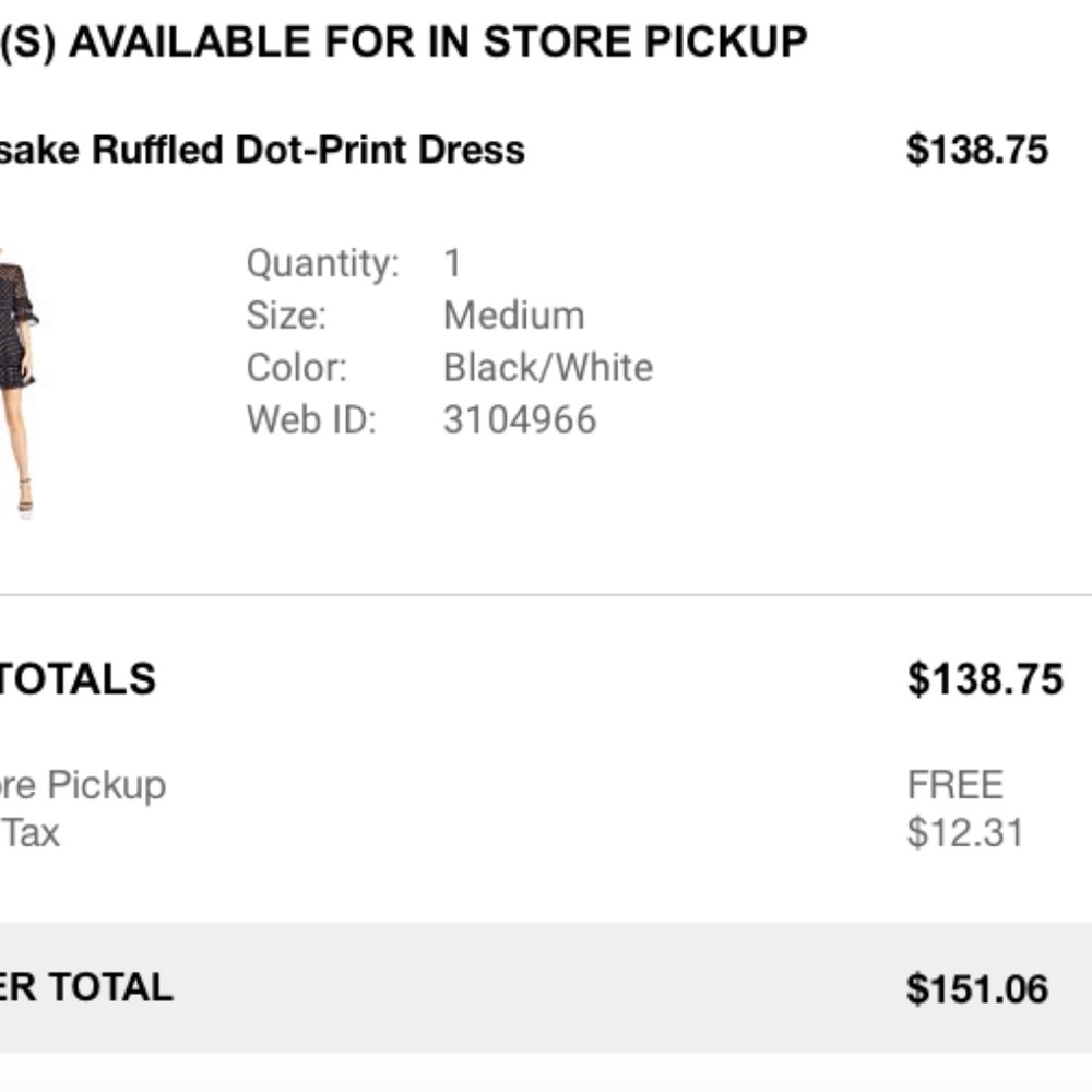 Keepsake Polka Dot Mini Dress - Picture 8 of 8